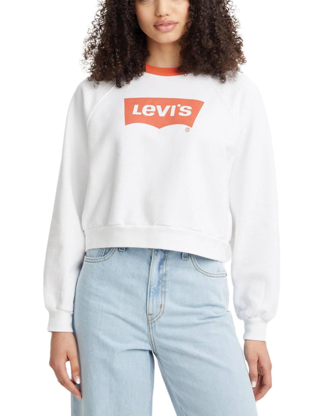 Levi's® Felpa Vintage Raglan Crew 18722-0075 White Vintage Fit