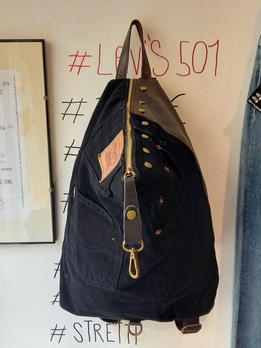 Levi's Vintage Borse Di Jeans E Pelle Zaini Borsa Levis Di