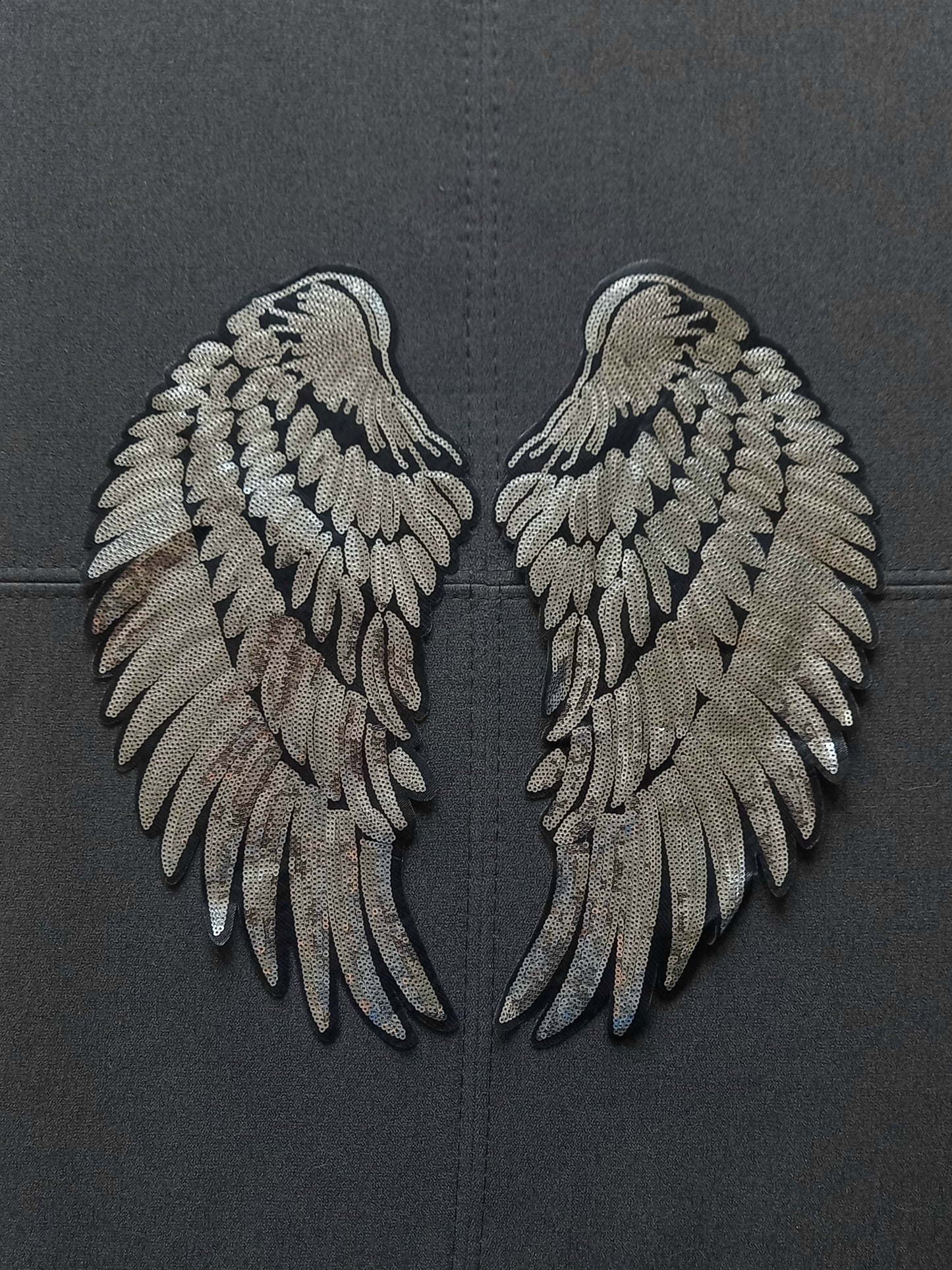 Toppa Patch ricamata Silver Wings