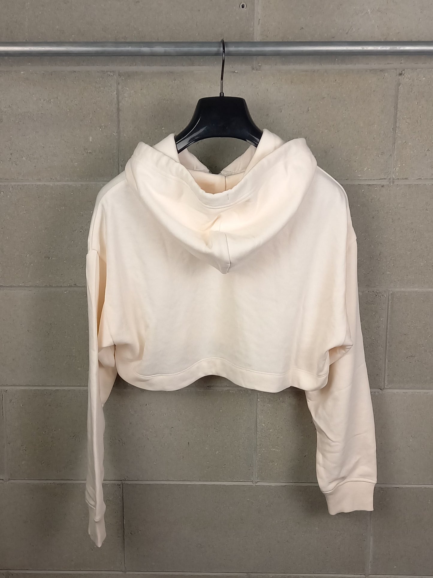 Tommy Hilfiger® Felpa Leggera Crop Corta Donna mezza Zip Ancient White