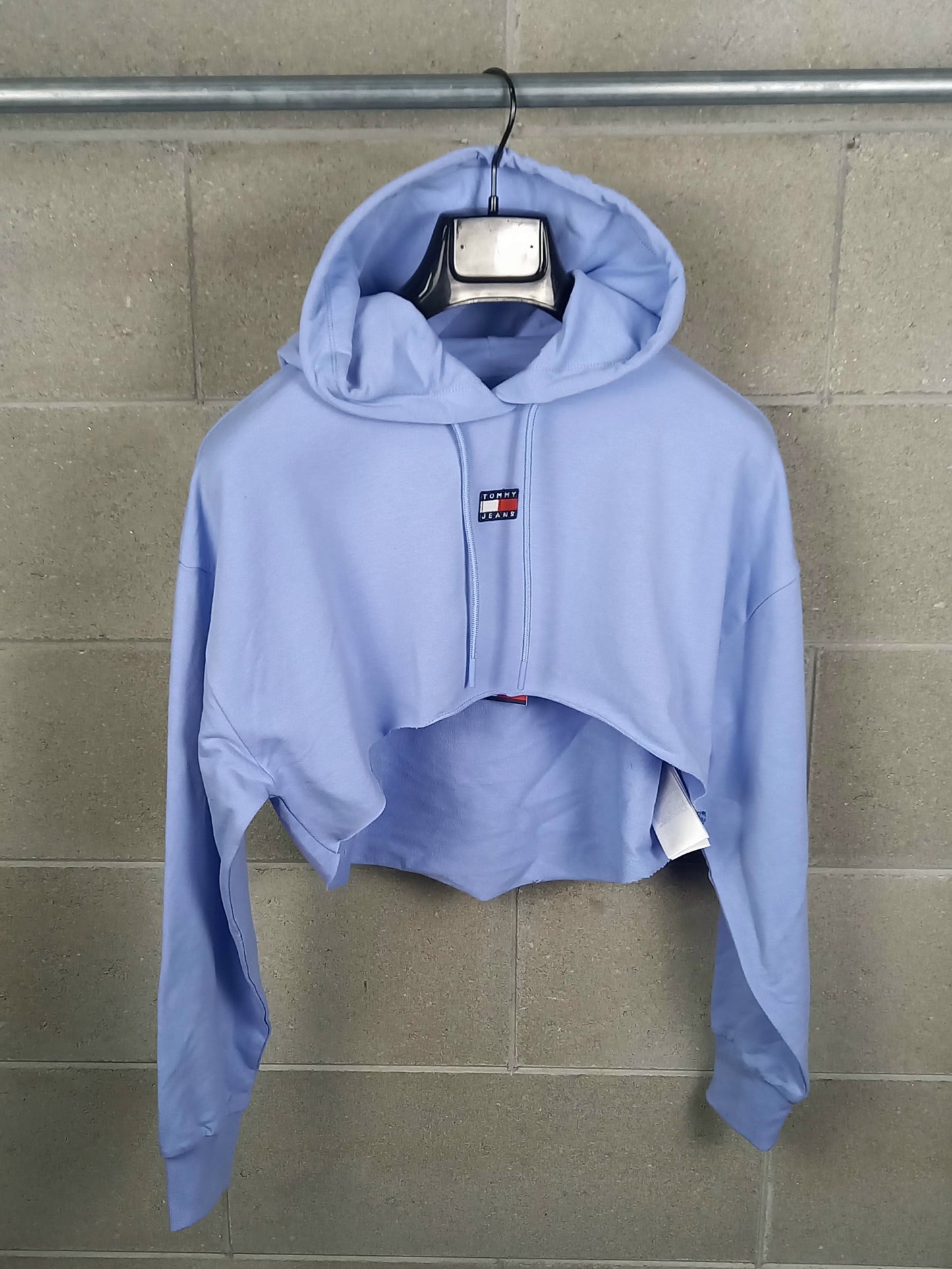 Tommy Hilfiger® Felpa Blu Regular Fit Crop Turchese