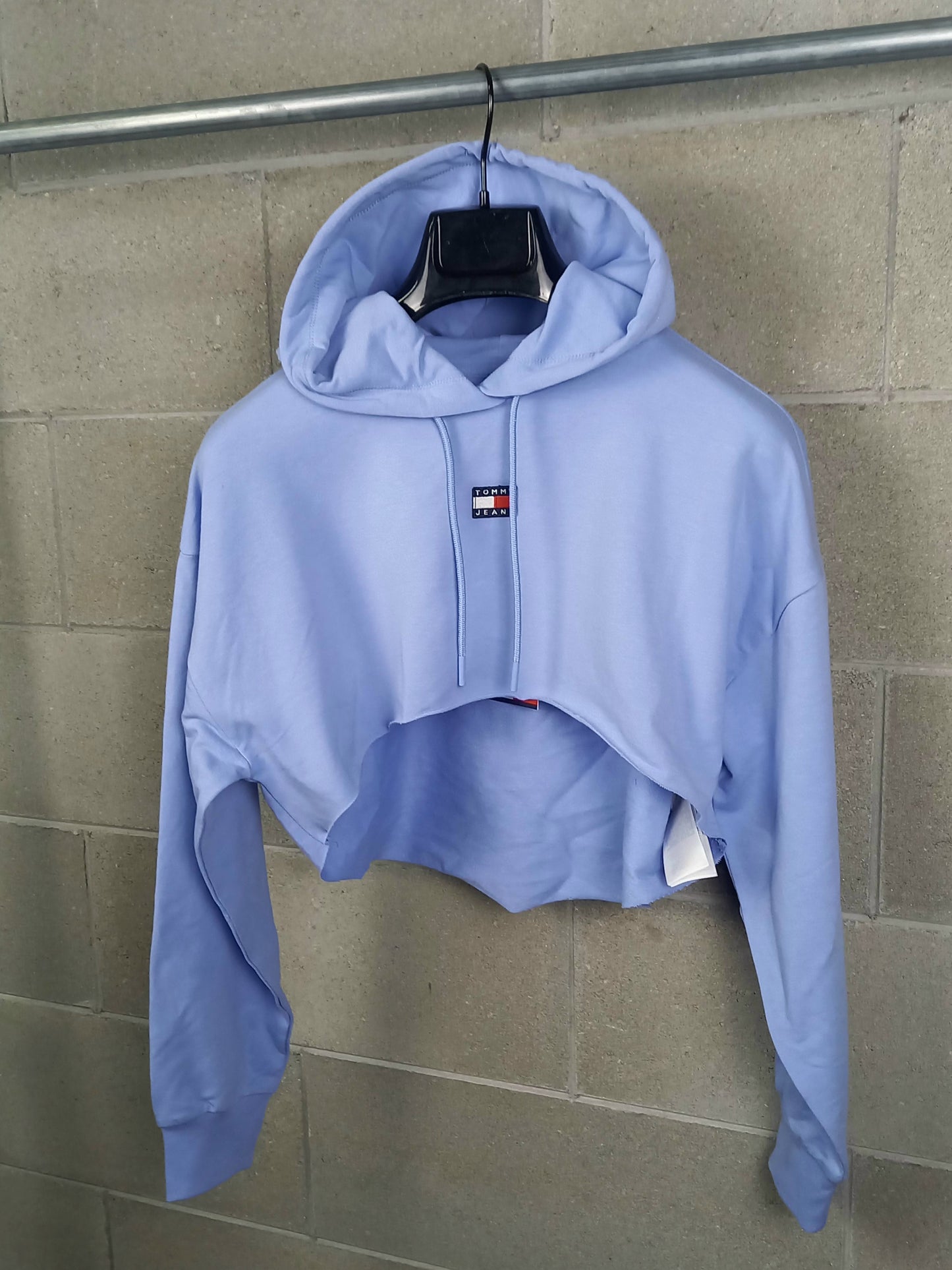 Tommy Hilfiger® Felpa Blu Regular Fit Crop Turchese