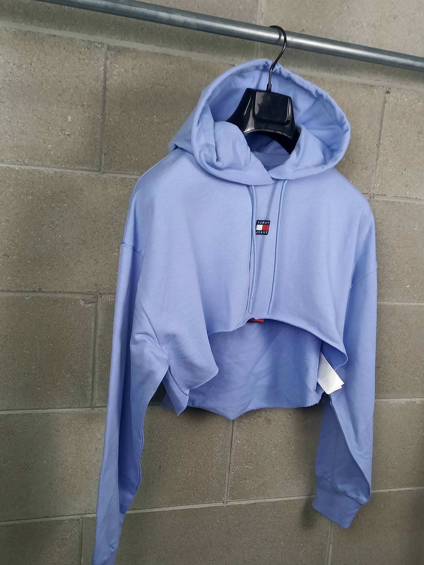 Tommy Hilfiger® Felpa Blu Regular Fit Crop Turchese