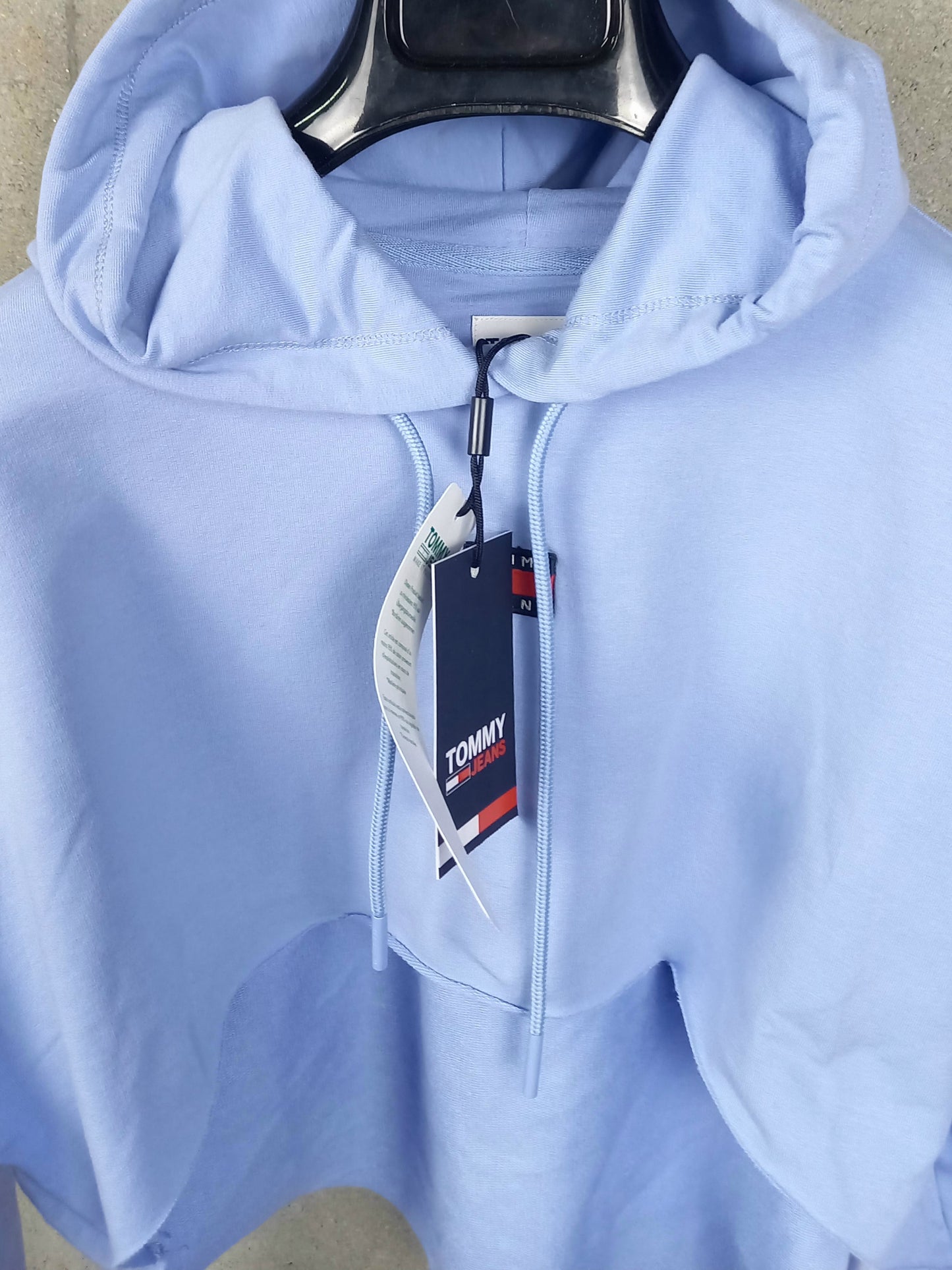 Tommy Hilfiger® Felpa Blu Regular Fit Crop Turchese