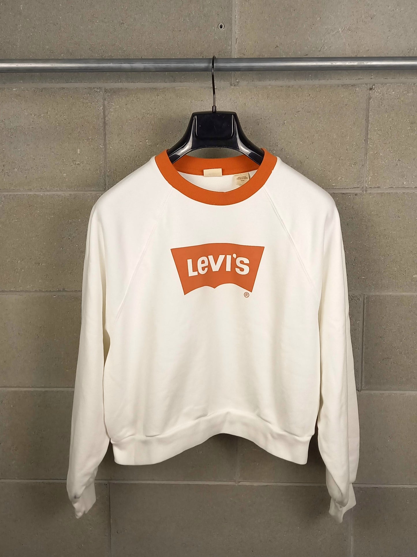 Levi's® Felpa Vintage Raglan Crew 18722-0075 White Vintage Fit