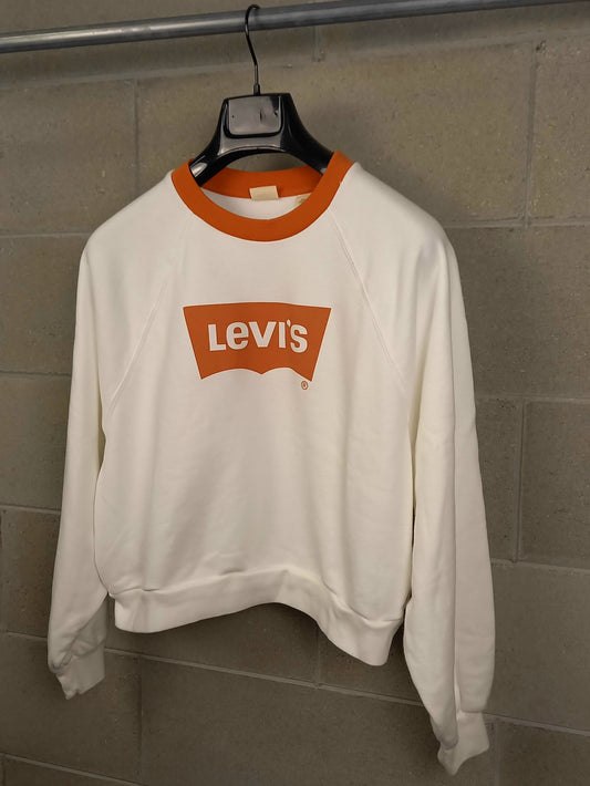 Levi's® Felpa Vintage Raglan Crew 18722-0075 White Vintage Fit