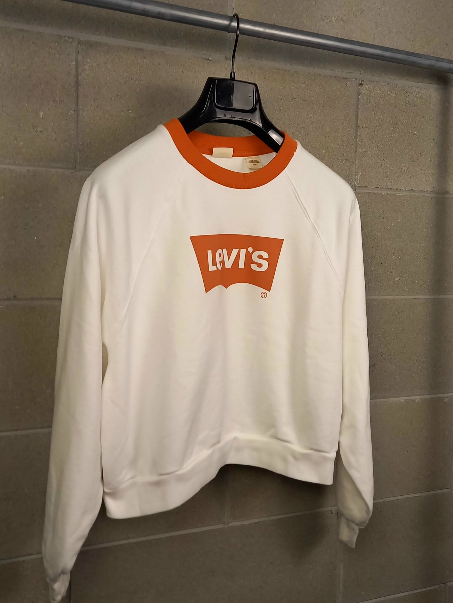 Levi's® Felpa Vintage Raglan Crew 18722-0075 White Vintage Fit
