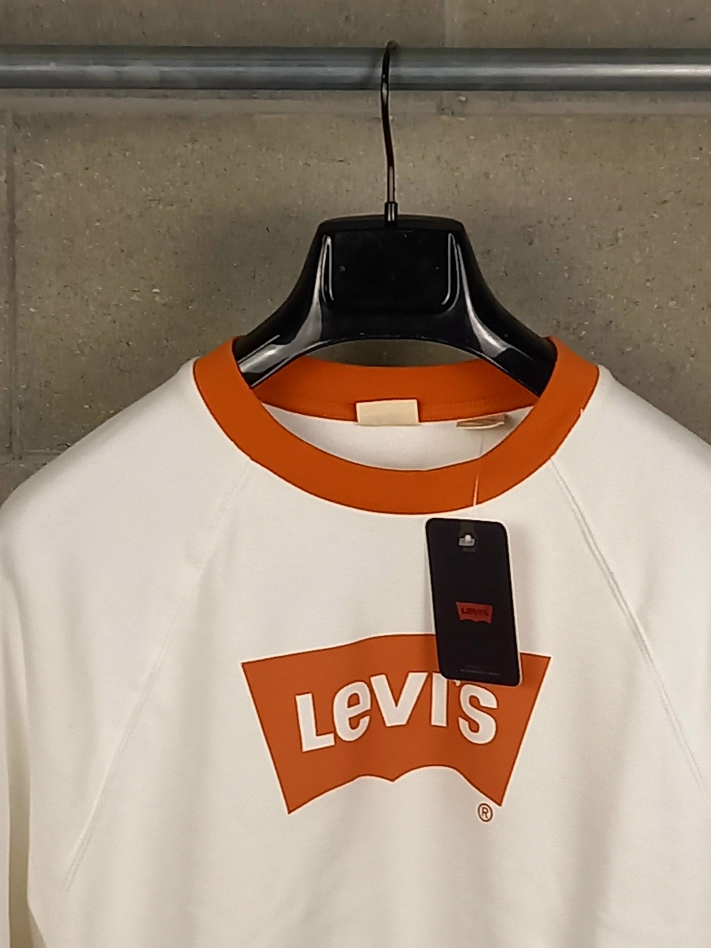Levi's® Felpa Vintage Raglan Crew 18722-0075 White Vintage Fit