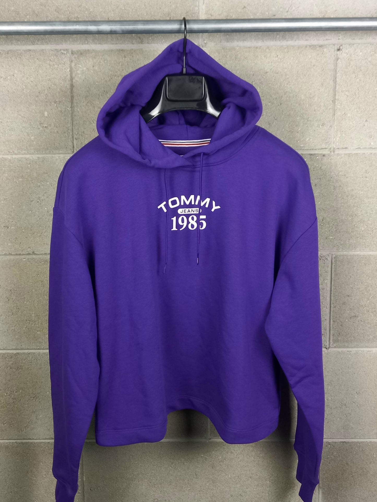Tommy Hilfiger® Felpa Viola con Cappuccio Regular Fit
