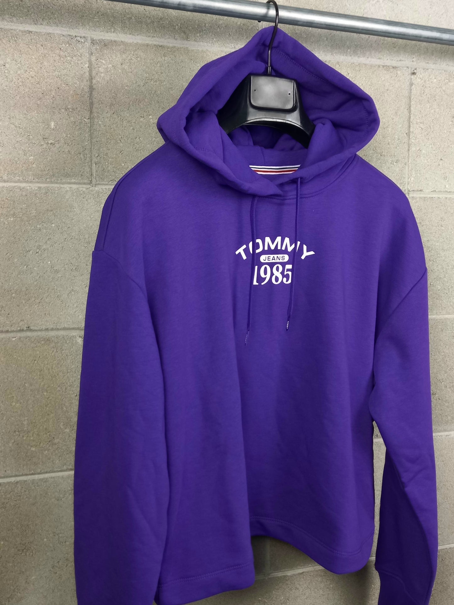 Tommy Hilfiger® Felpa Viola con Cappuccio Regular Fit