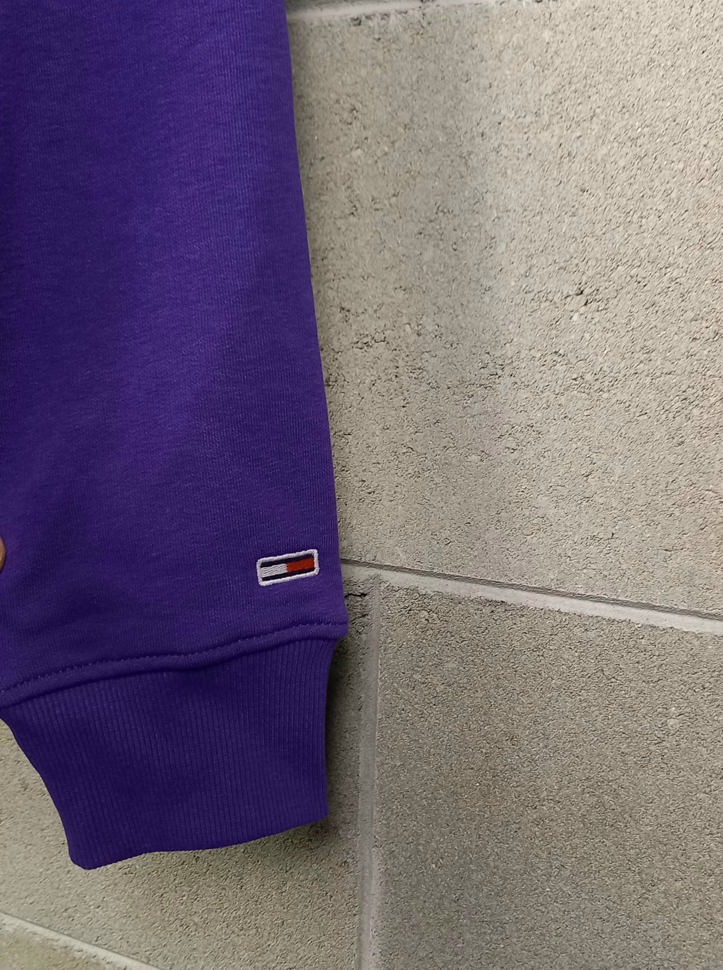 Tommy Hilfiger® Felpa Viola con Cappuccio Regular Fit