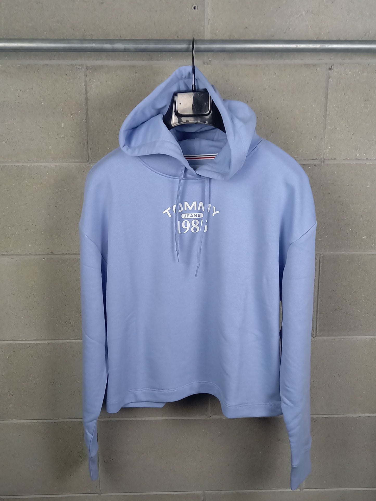 Tommy Hilfiger® Felpa Azzurra con Cappuccio Regular Fit