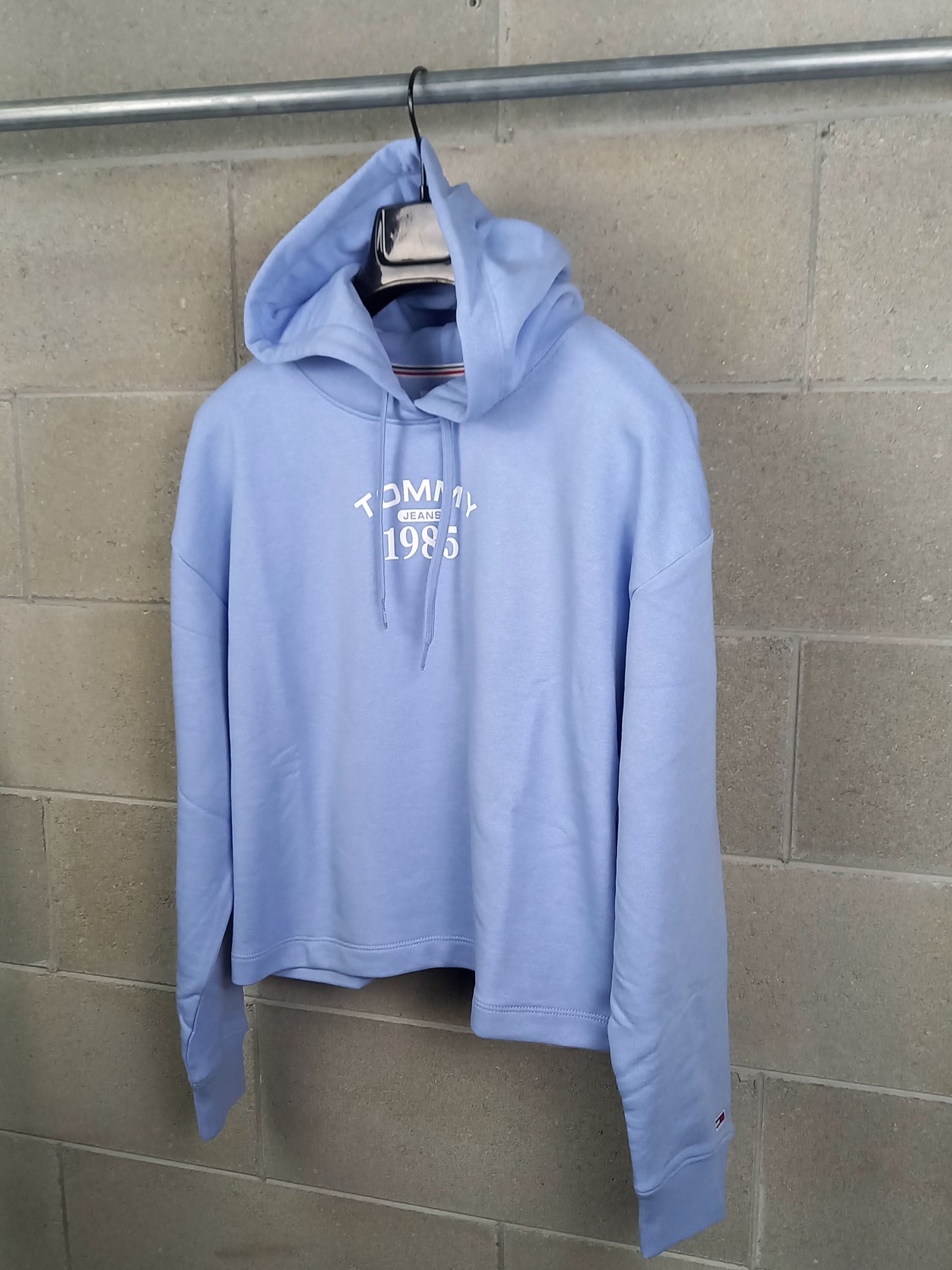 Tommy Hilfiger® Felpa Azzurra con Cappuccio Regular Fit