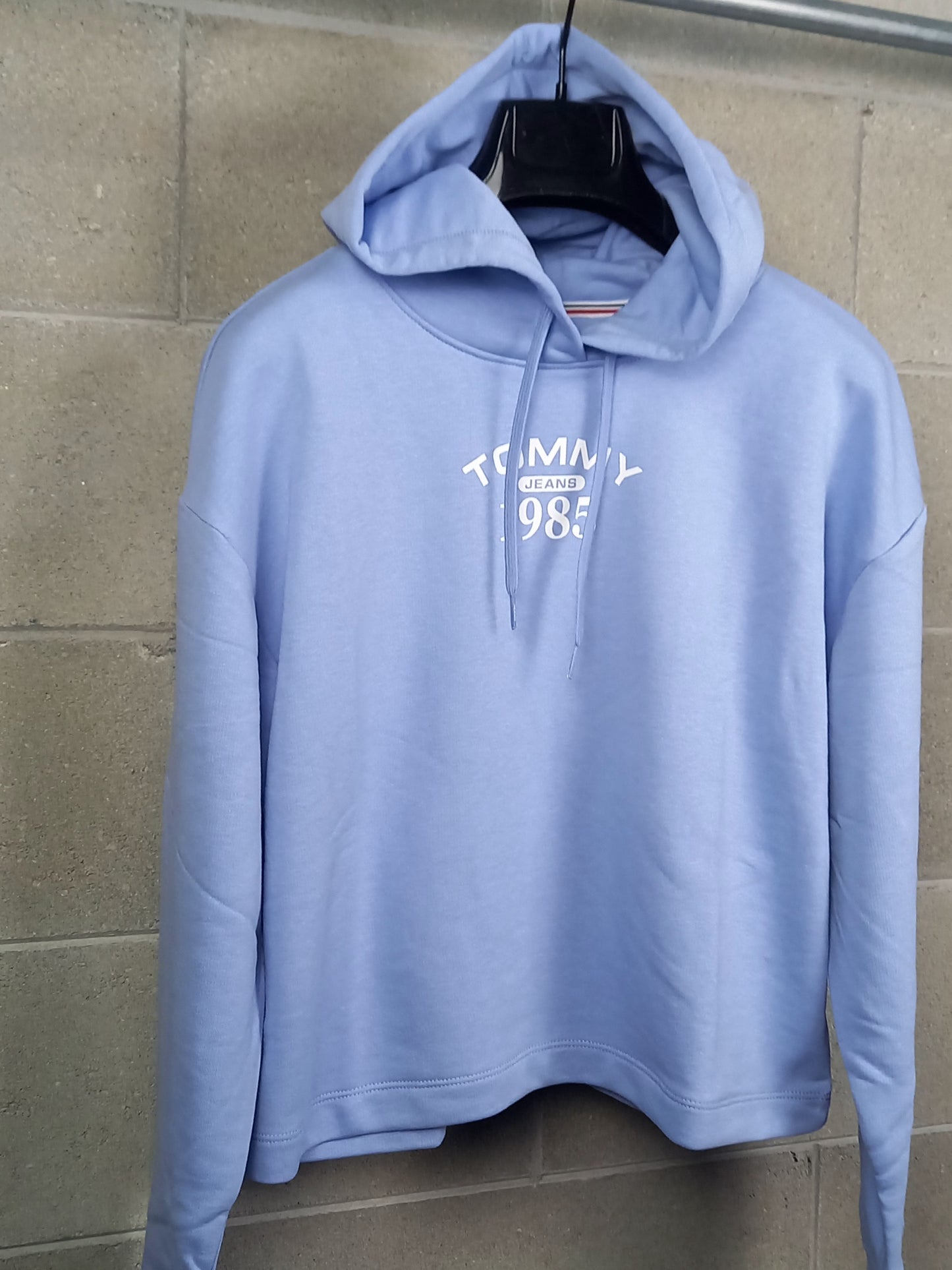 Tommy Hilfiger® Felpa Azzurra con Cappuccio Regular Fit