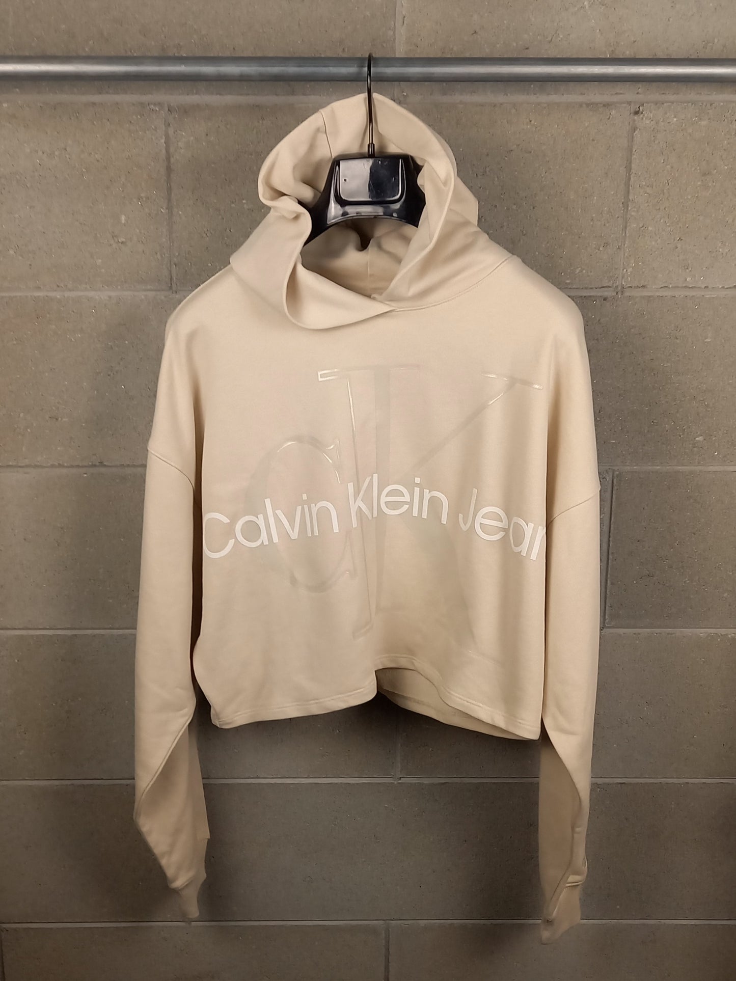 Calvin Klein® Felpa Leggera Egg Shell