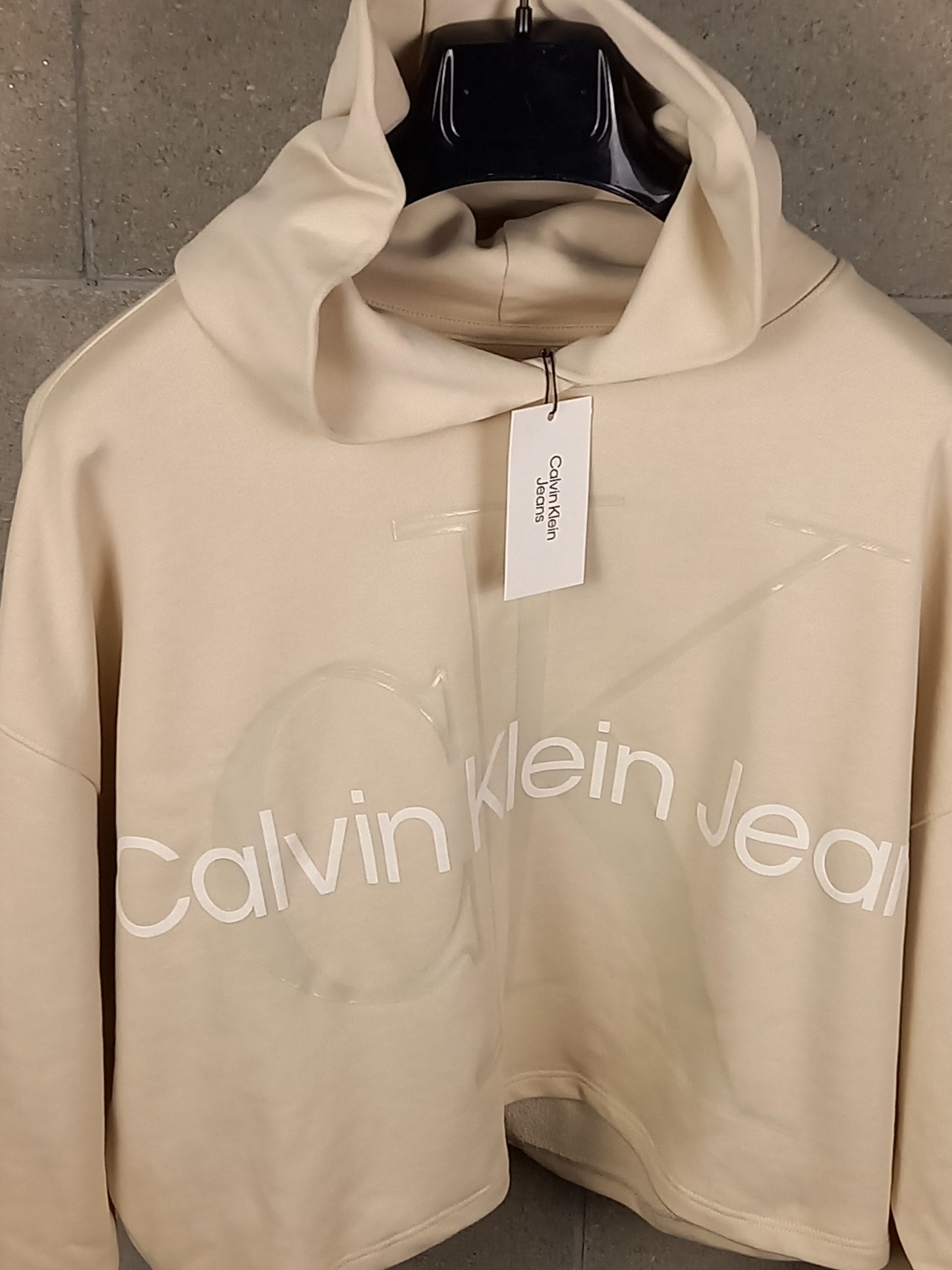 Calvin Klein® Felpa Leggera Egg Shell
