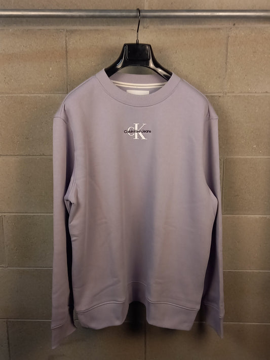 Calvin Klein® Felpa Girocollo Lavender Aura Logo