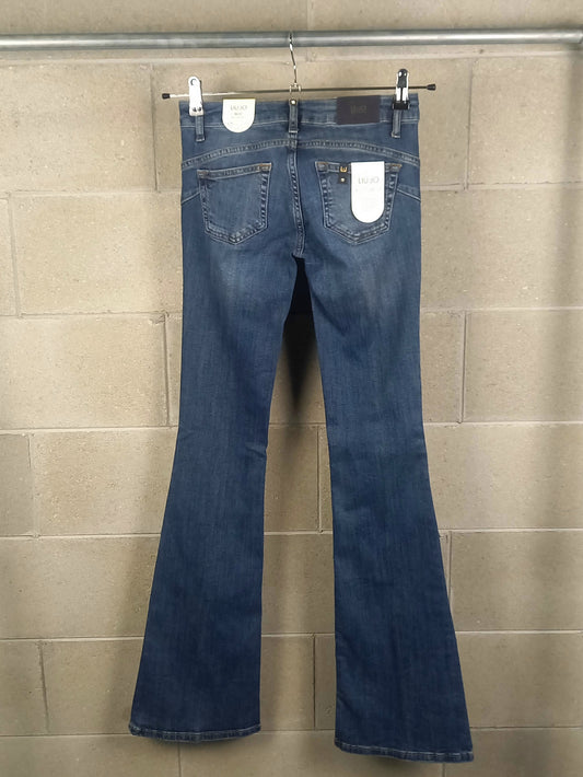 Liu Jo® Jeans Zampa Denim Blue Blow Up Beat Regular U68019D4127