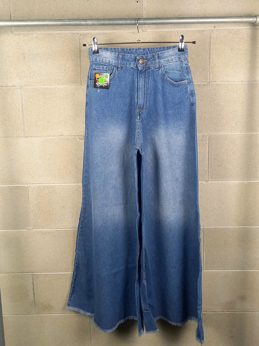 Jeans Cavallo Pazzo Denim Donna Super zampa/Palazzo