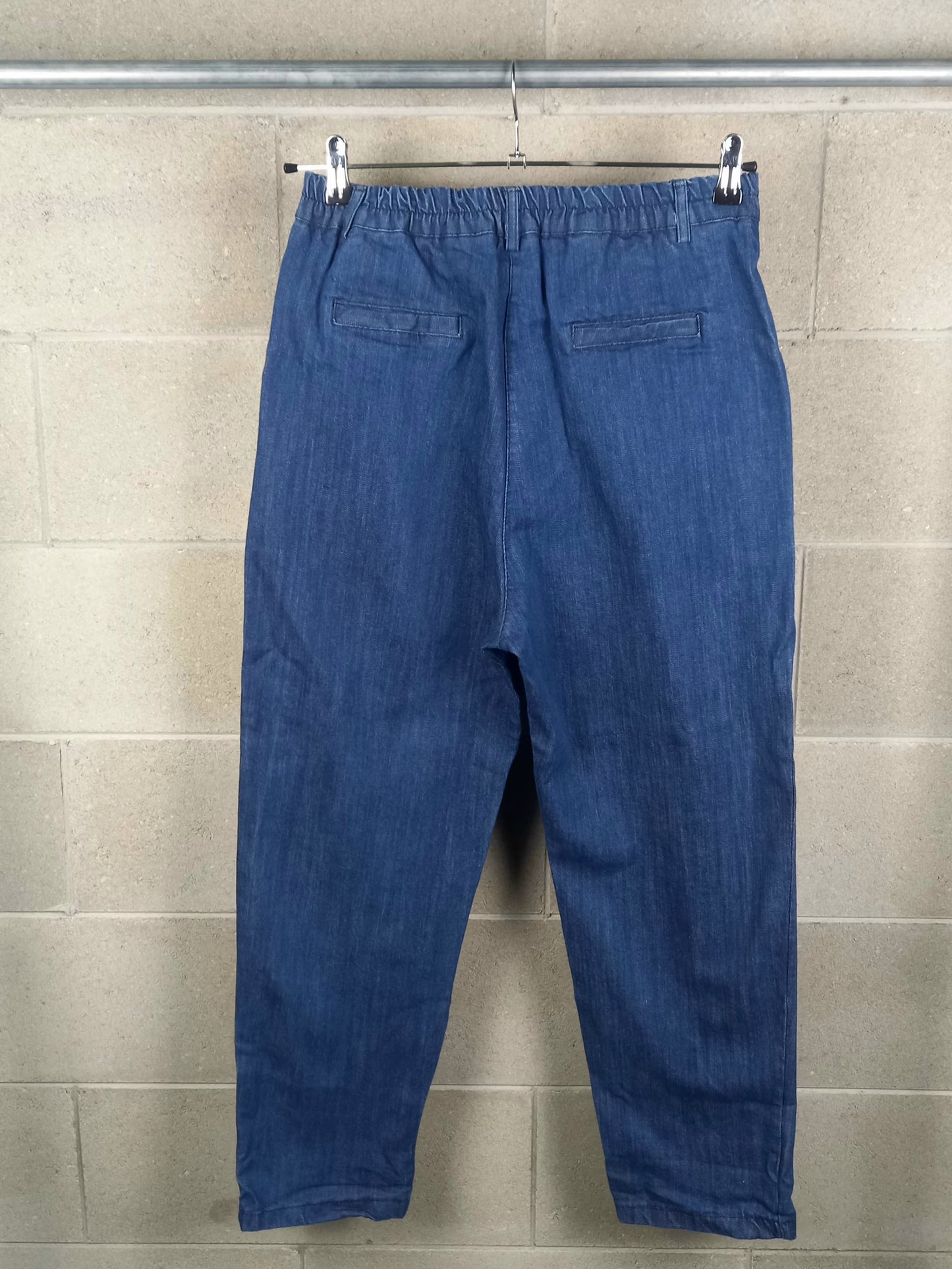 Mom Jeans Cavallo Pazzo Denim Crop