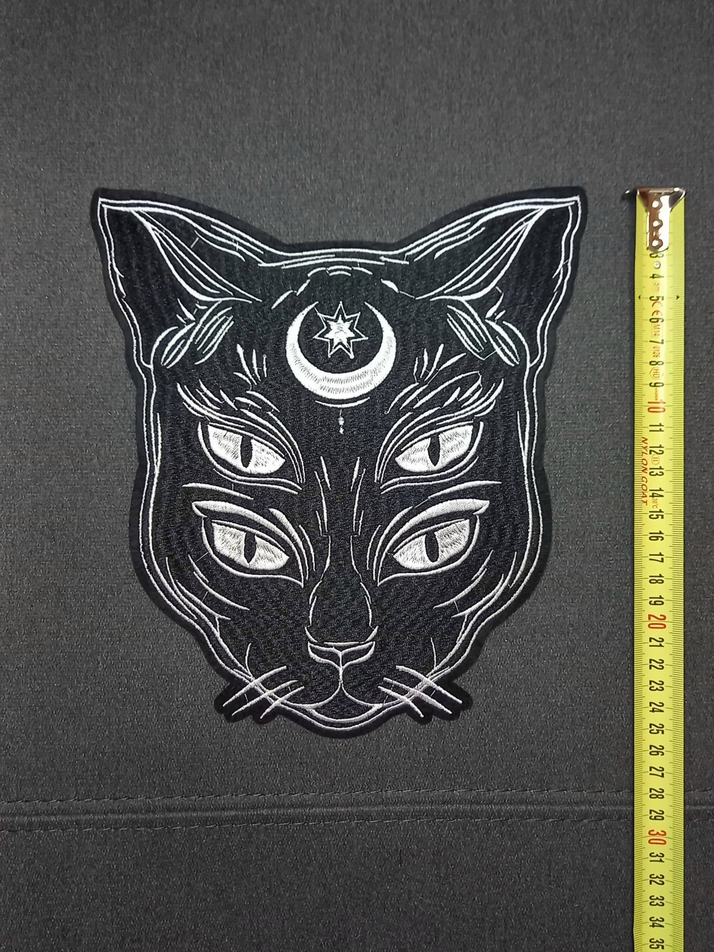 Toppa Patch Ricamata Black Cat