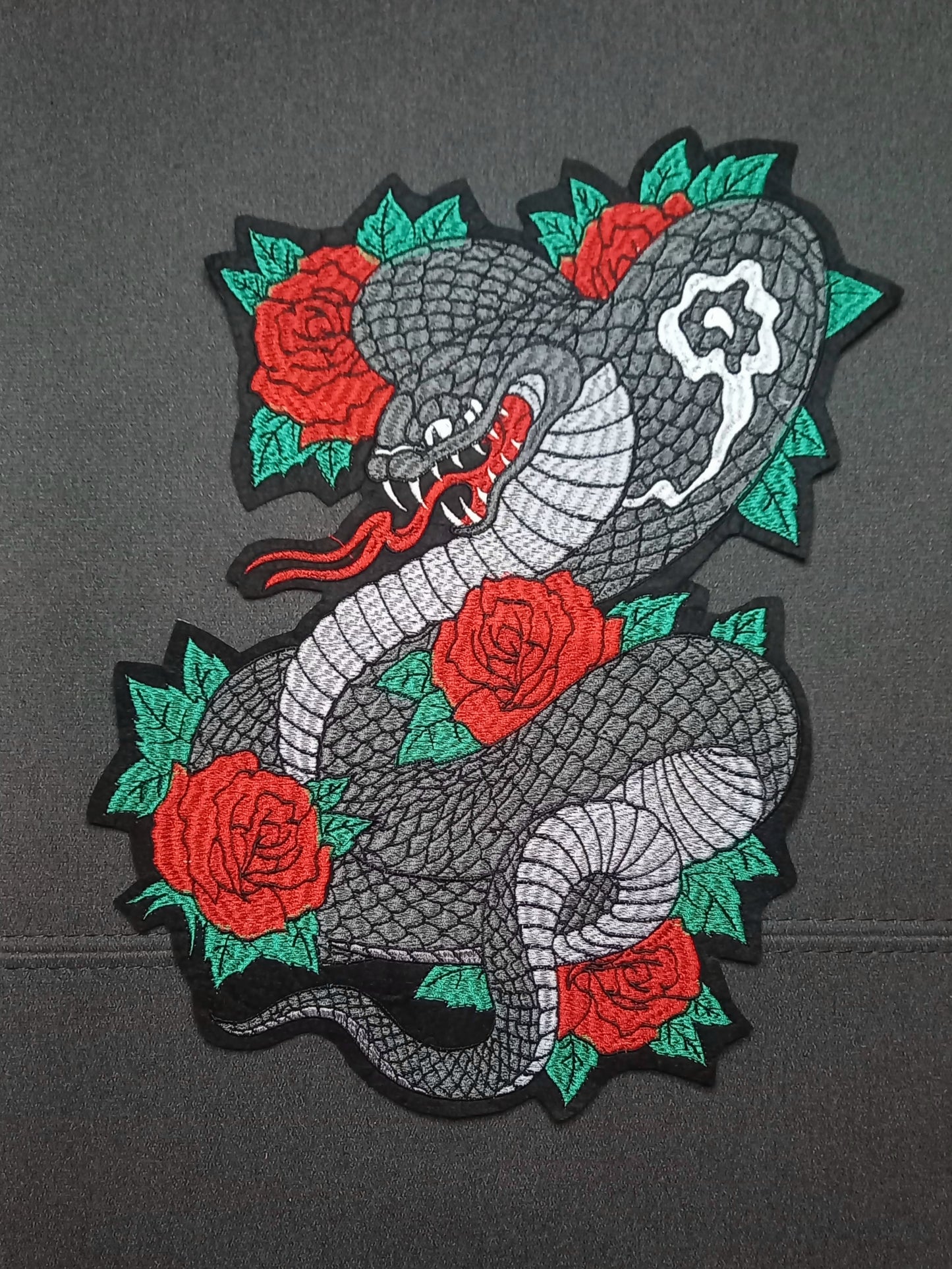 Toppa Patch Ricamata Snake XXL
