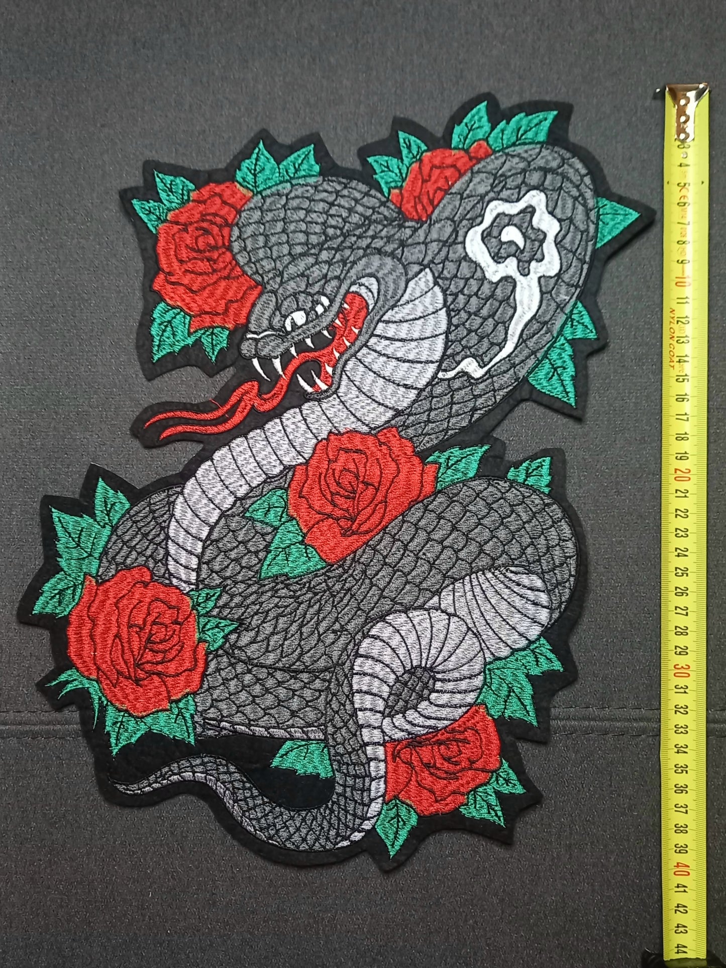 Toppa Patch Ricamata Snake XXL