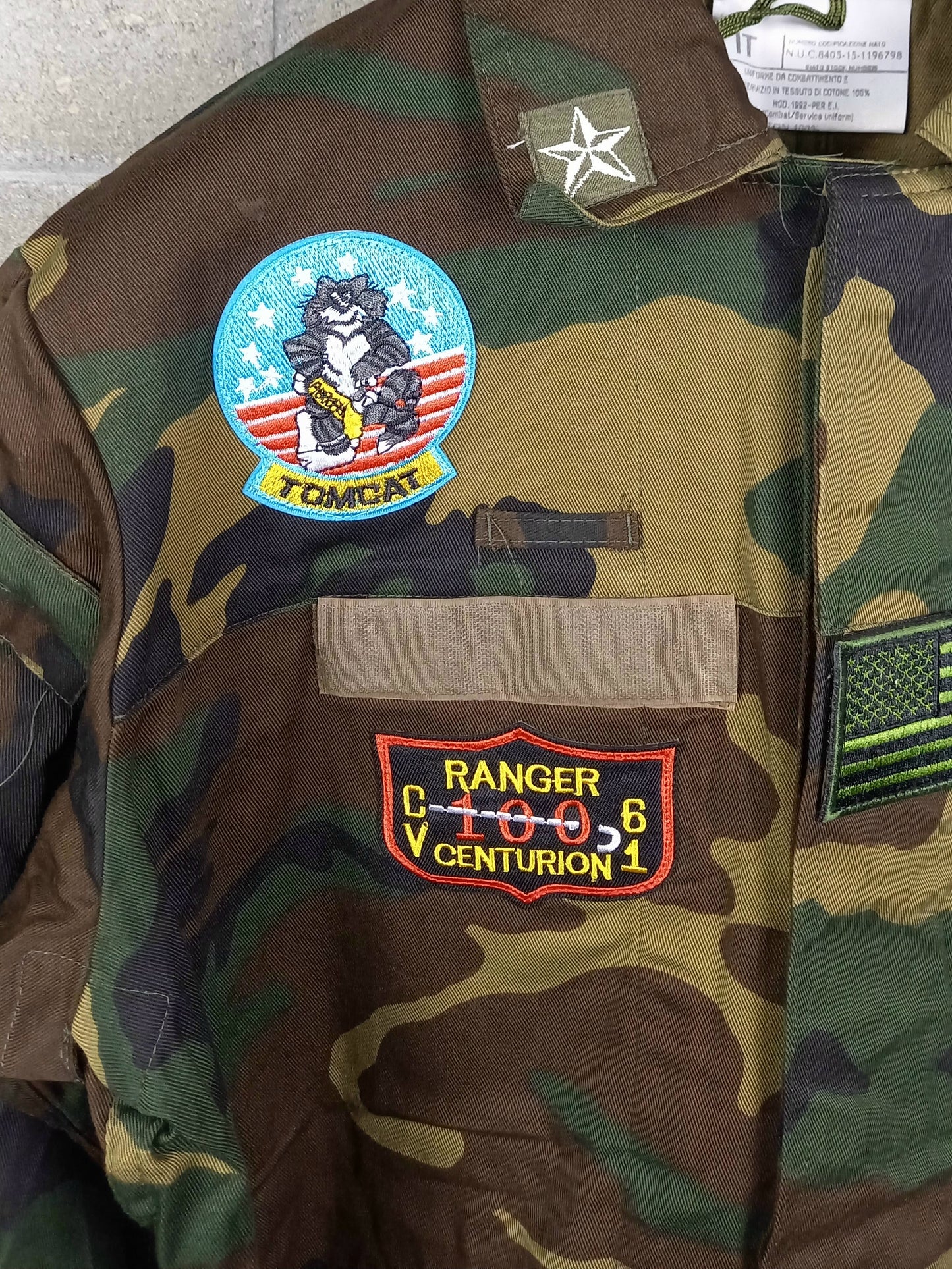 Original Army Jacket Customized Camouflage Tiger Tomcat