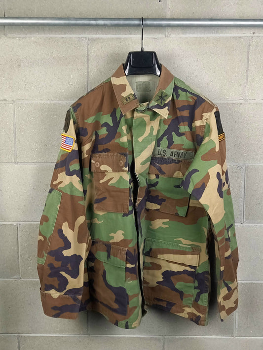 Original U.S. Army Flags Jacket Customized Camouflage