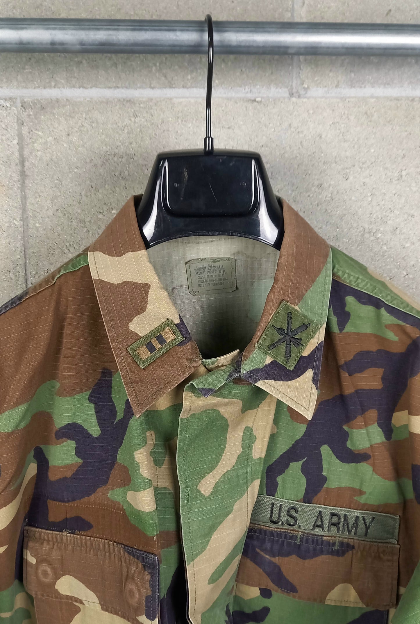 Original U.S. Army Flags Jacket Customized Camouflage