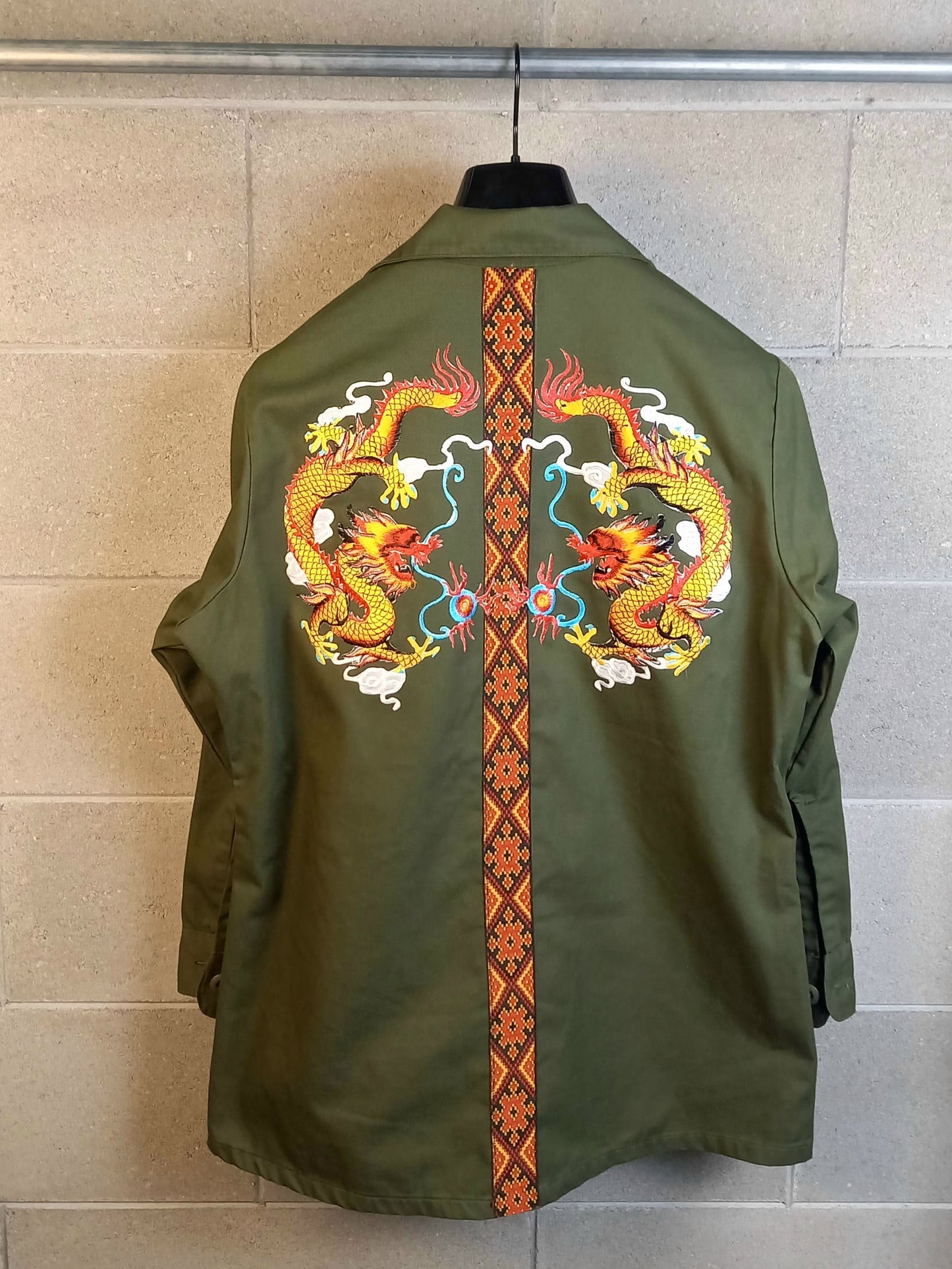 Original Army Jacket Customized Dragons