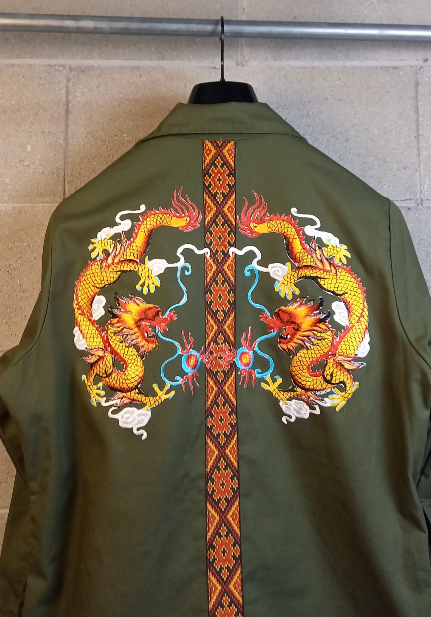 Original Army Jacket Customized Dragons
