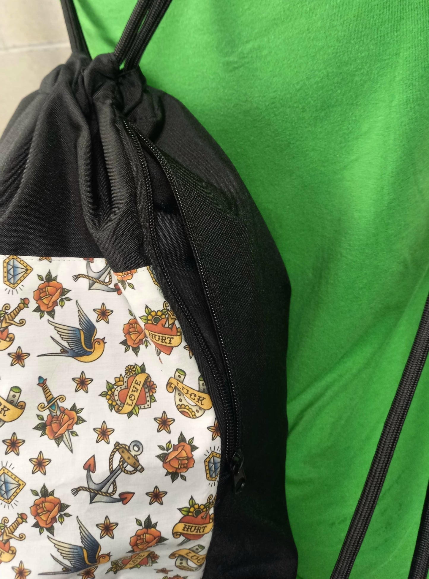 Zaino Gymsac Tattoo Old School