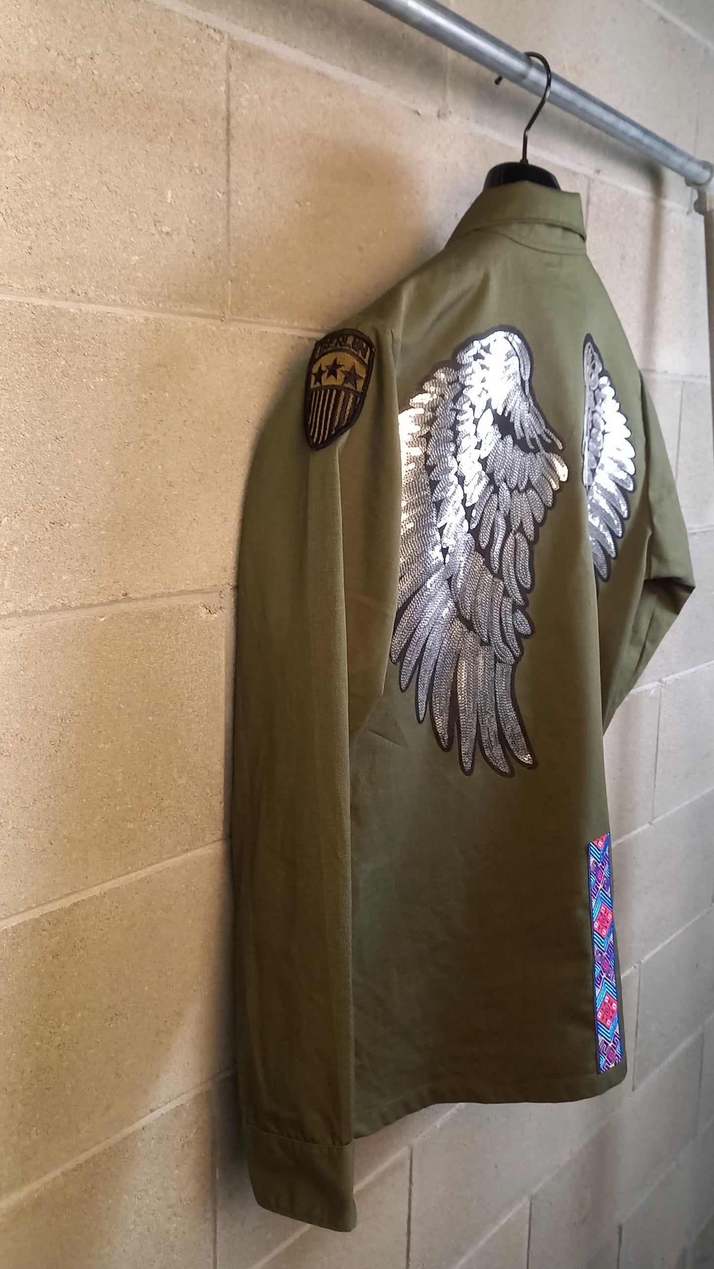 Original Jacket Customized Army Wings