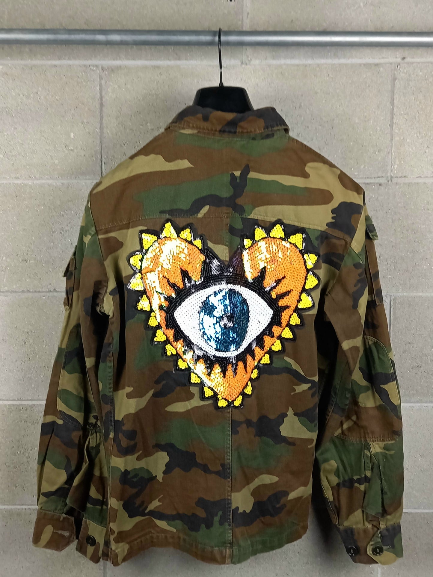 Original Jacket Customized Camouflage Zeus Eye