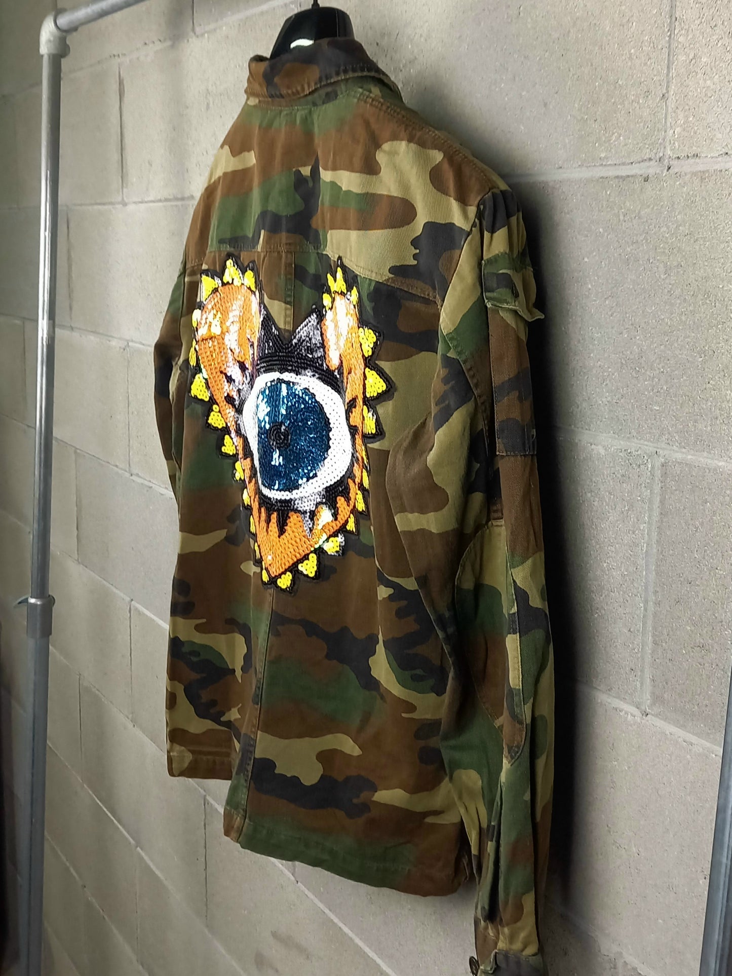 Original Jacket Customized Camouflage Zeus Eye