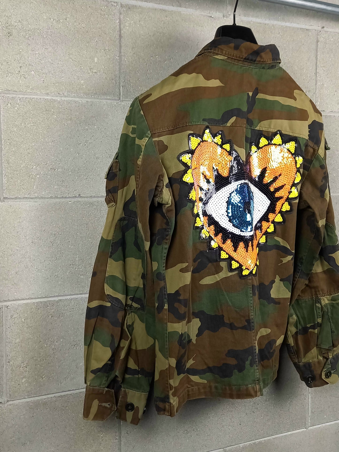 Original Jacket Customized Camouflage Zeus Eye