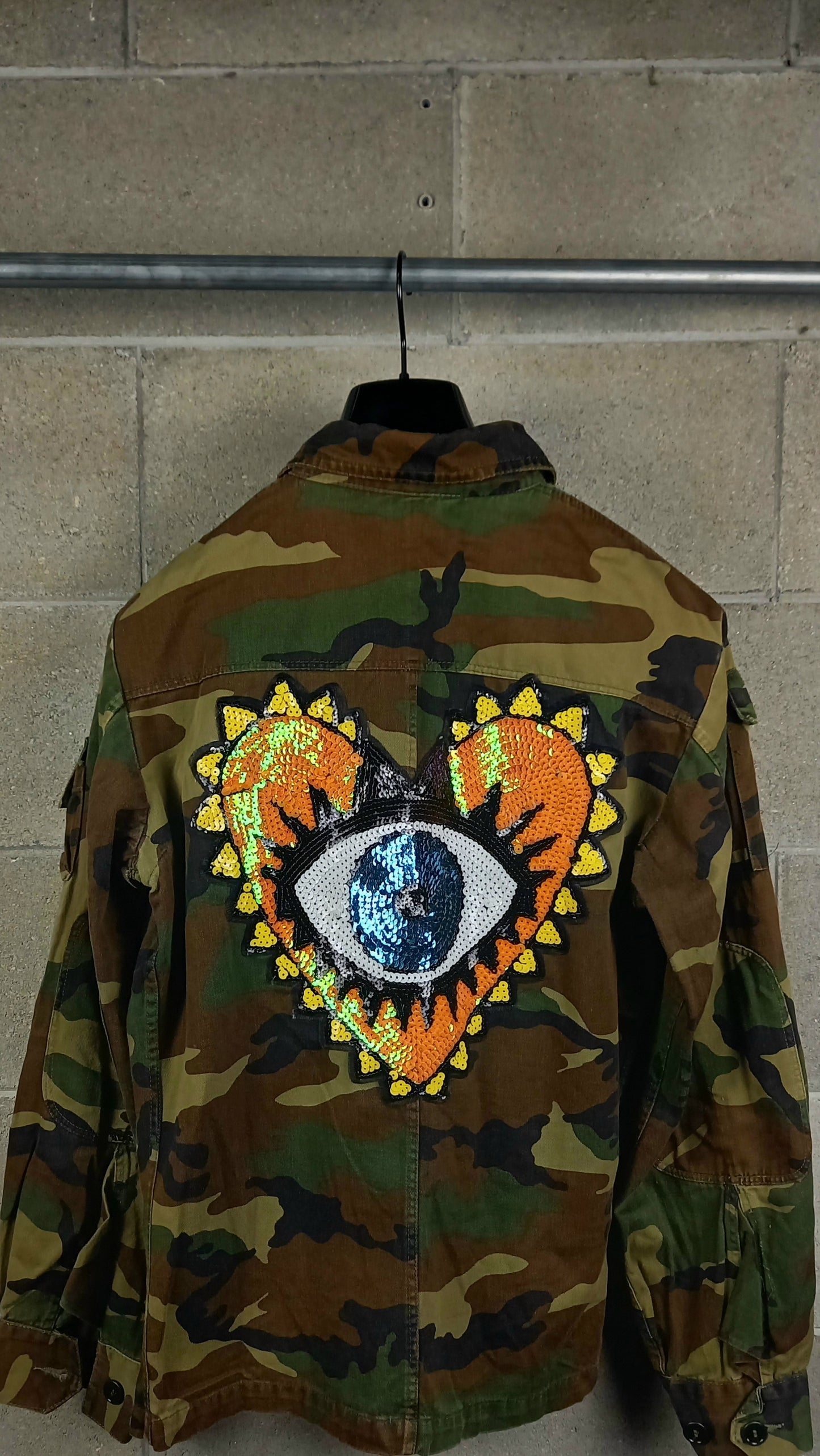 Original Jacket Customized Camouflage Zeus Eye