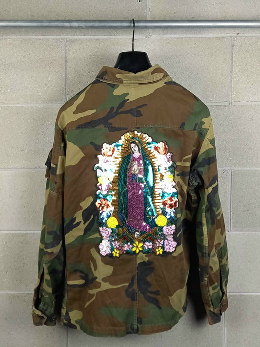 Original Jacket Customized Camouflage Virgin Santa