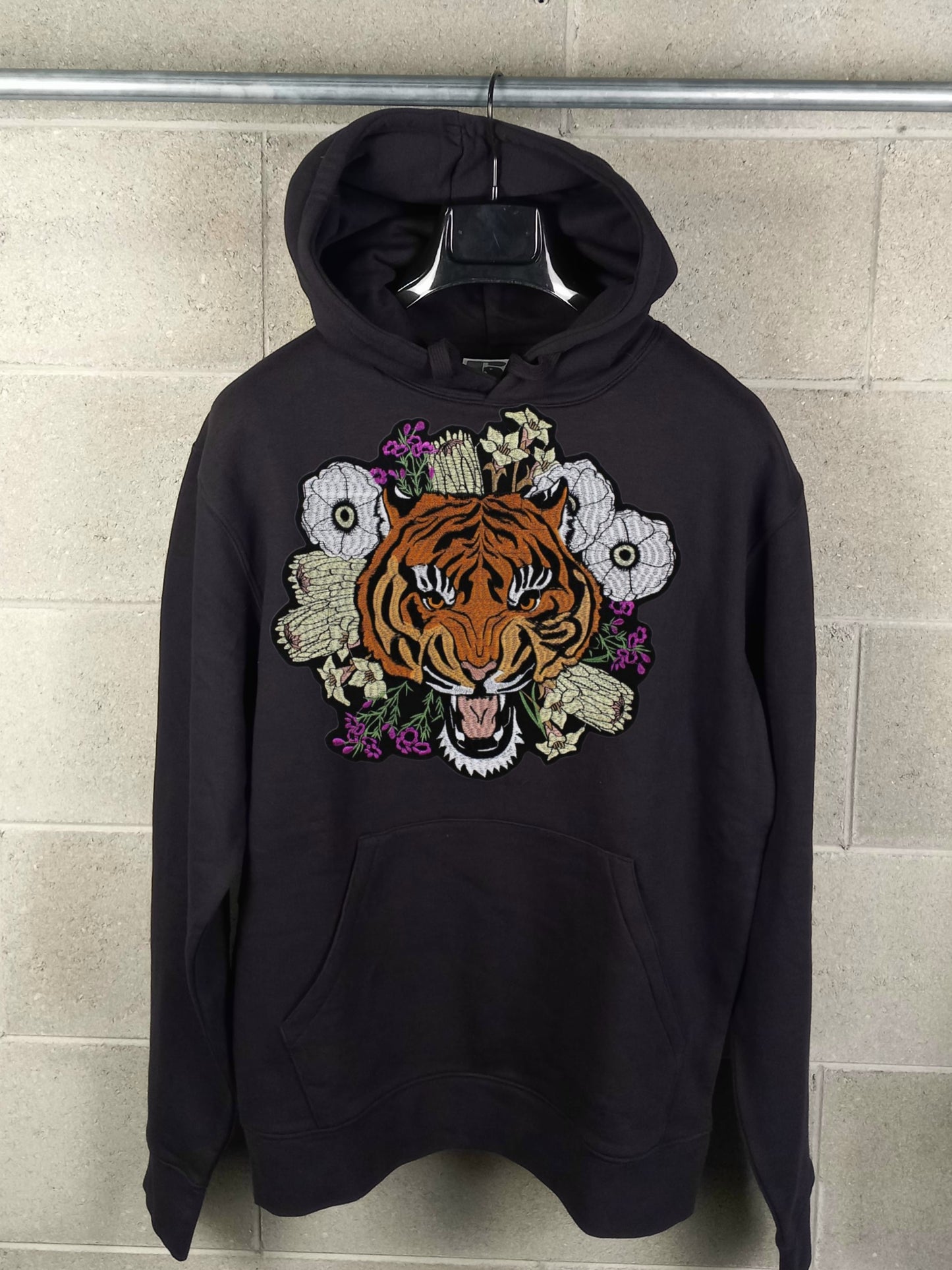 Felpa Tiger Flower con Cappuccio Unisex Russell Athletic