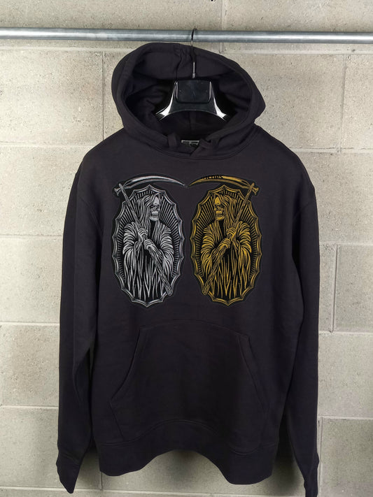 Felpa Death Vs Death con Cappuccio Unisex Russell Athletic