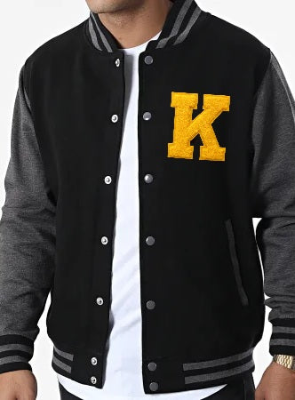 Varsity College Felpa Black/Deep Grey