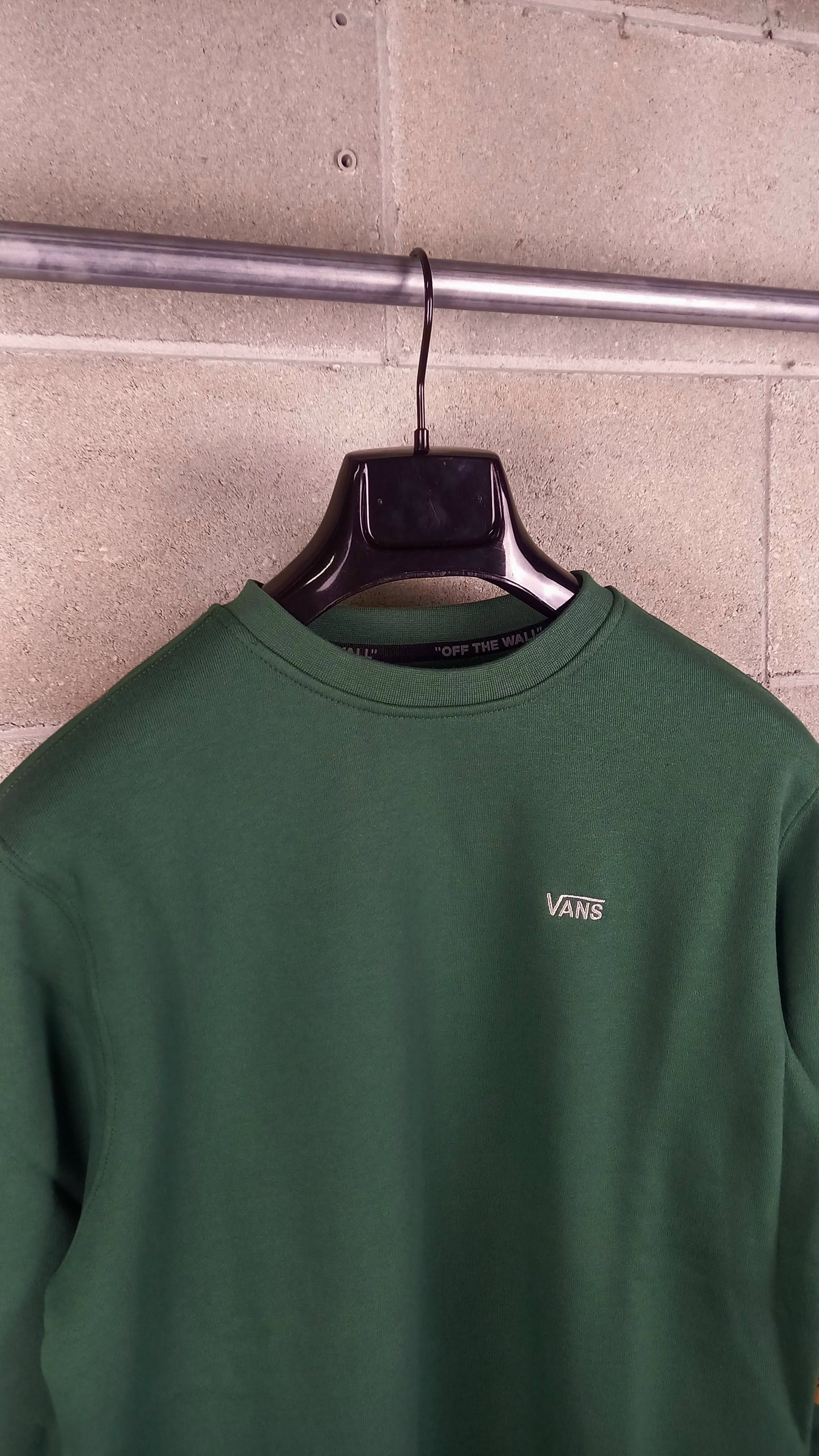 Vans® Felpa Girocollo Oversize Colore Pine Needle