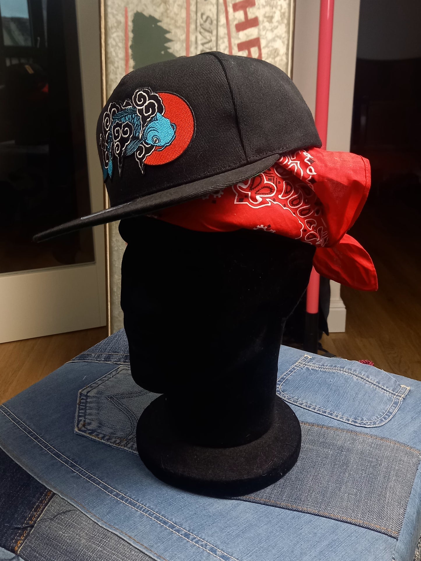 Baseball Snapback Cap Carpa Koi onesize