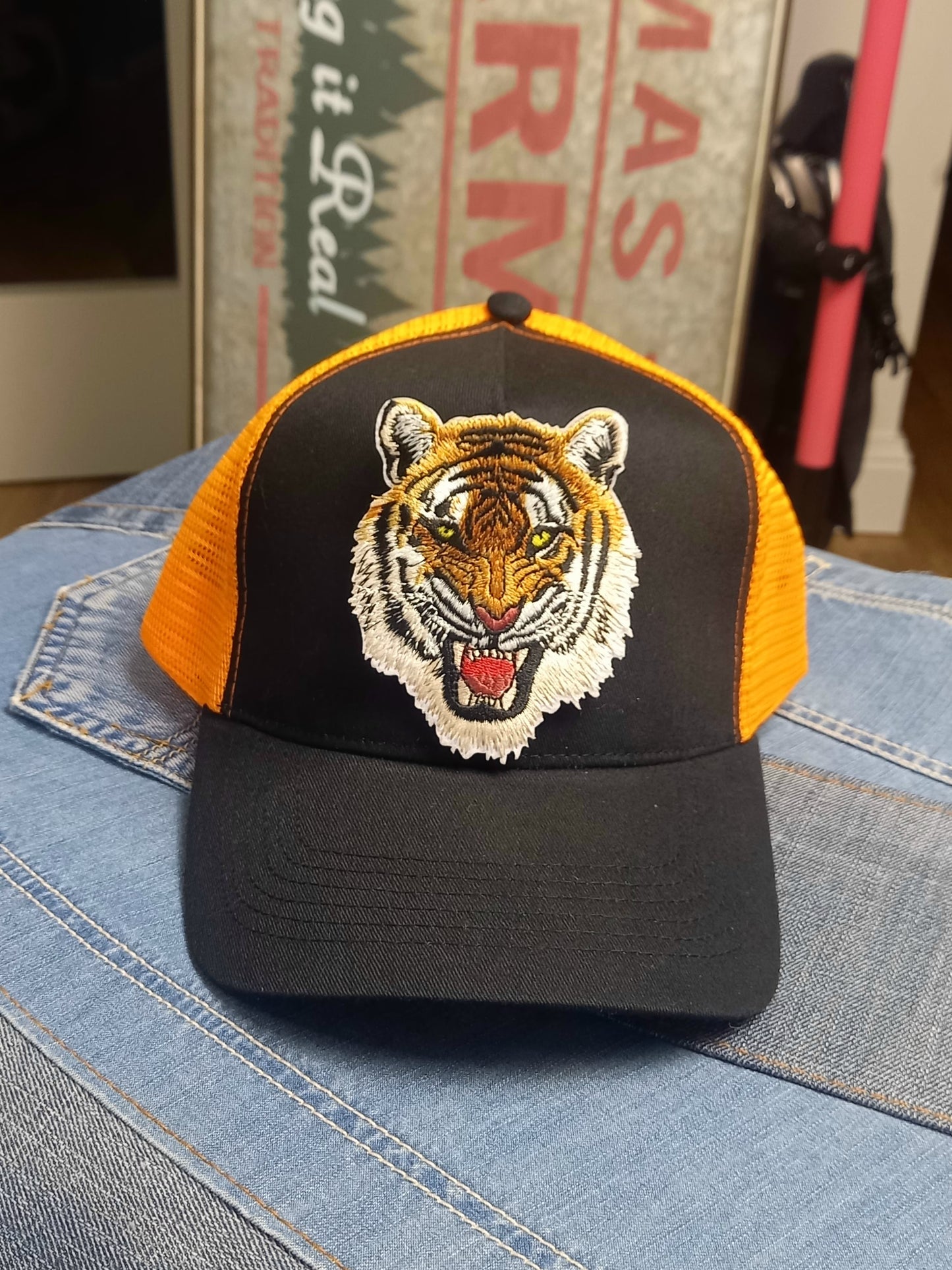Baseball Trucker Cap Tiger onesize