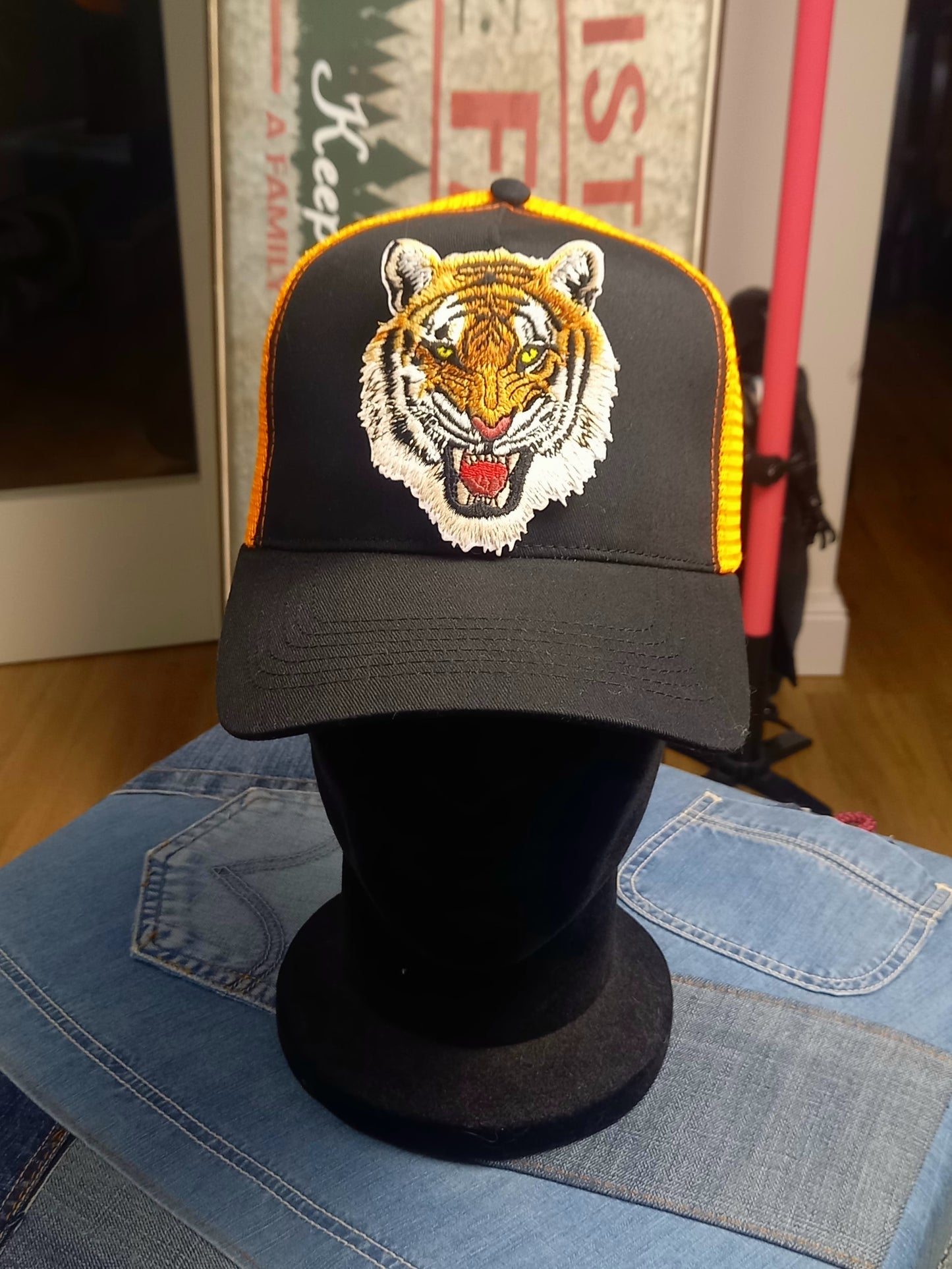 Baseball Trucker Cap Tiger onesize