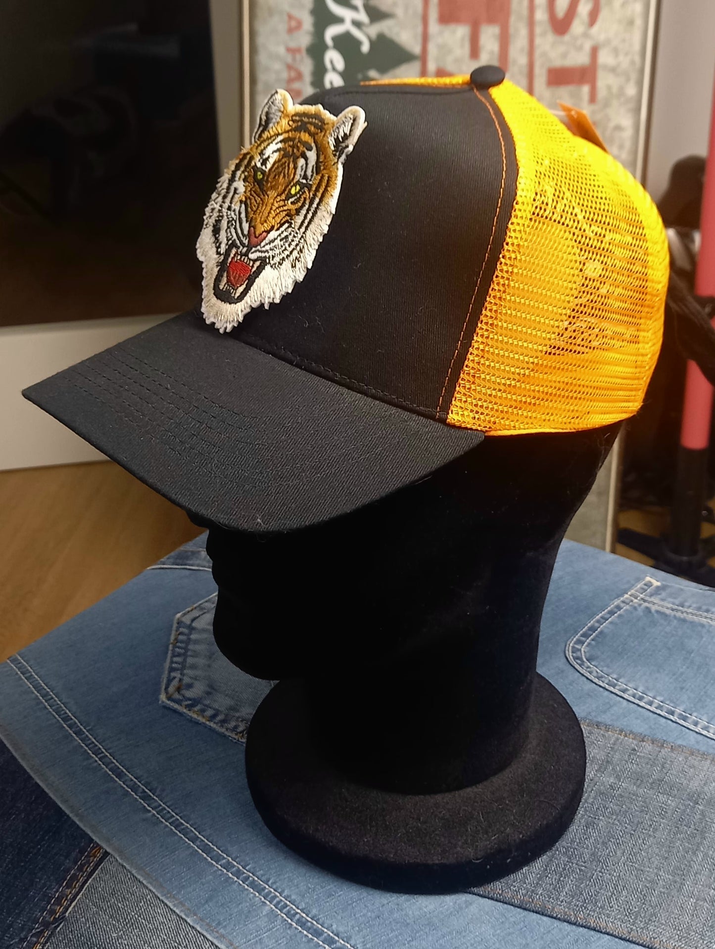 Baseball Trucker Cap Tiger onesize