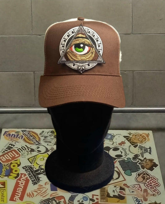 Baseball Trucker Cap Illuminati onesize