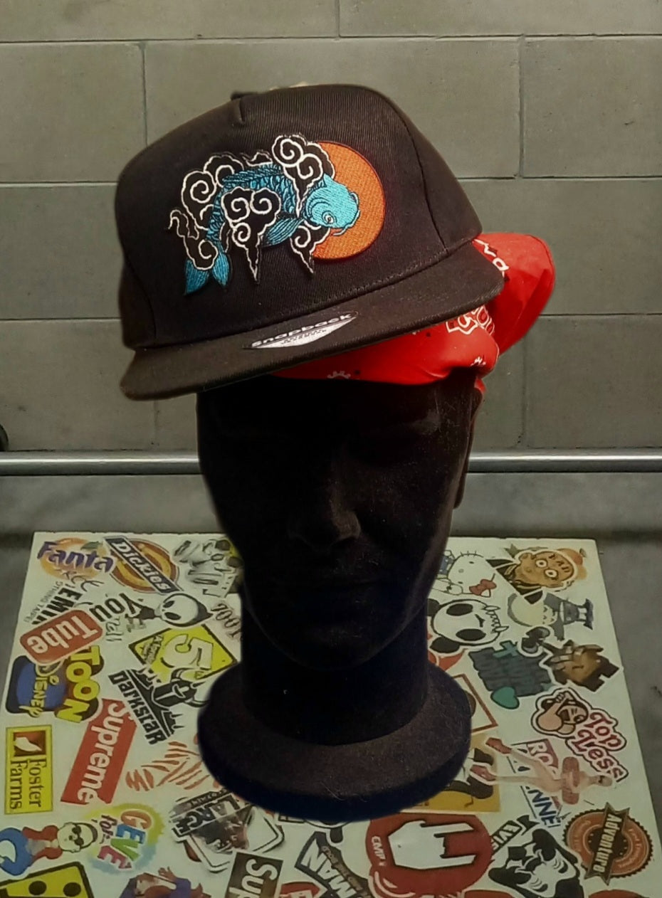 Baseball Snapback Cap Carpa Koi onesize