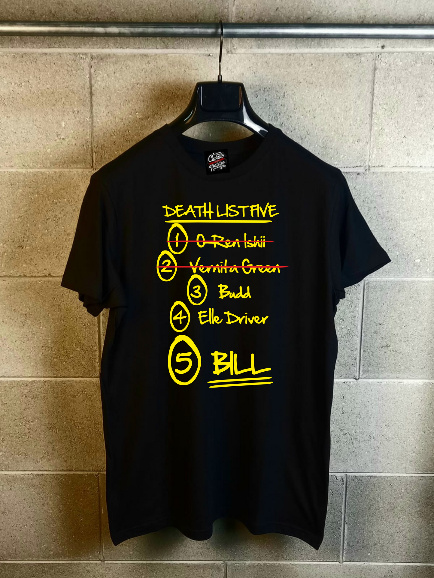 T-shirt Black Kill Bill